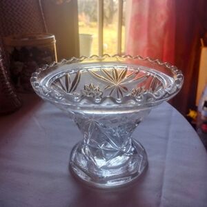 Vintage Anchor Hocking EAPC Prescut Punch Bowl Base